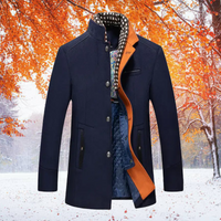 Lässige Winterjacke für Männer - Frenn in Marineblau