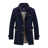 Lässige Business-Winterjacke für Männer - Baron in Blau