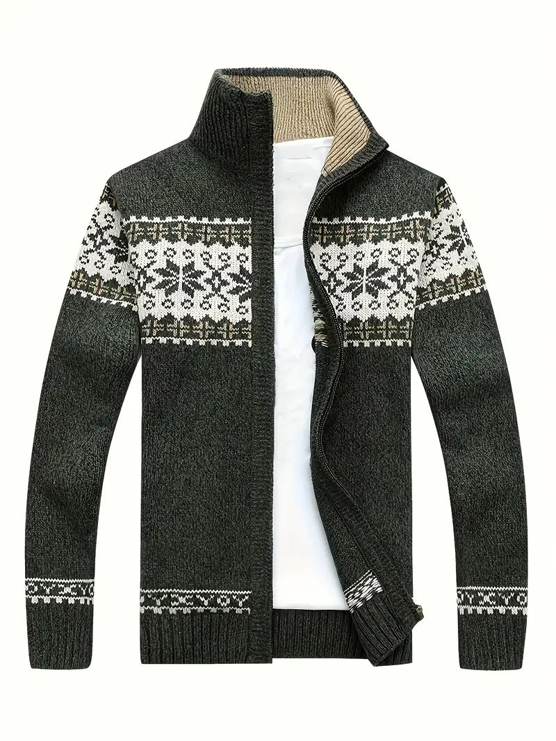 Lässige skandinavische Strickjacke - Ulrich