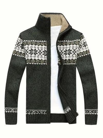 Lässige skandinavische Strickjacke - Ulrich