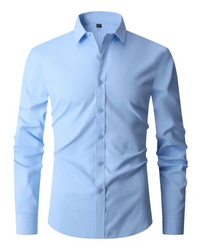 Willard | Herren Langarm Hemd | Business in Hellblau