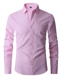 Willard | Herren Langarm Hemd | Business in Rosa