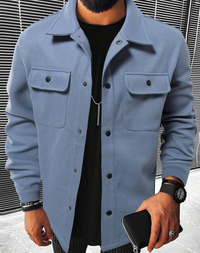 Jayvee | Herren Freizeithemd | Langarm in Hellblau