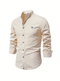 Wesley | Herren Slim-fit Hemd | Langarm in Apricot