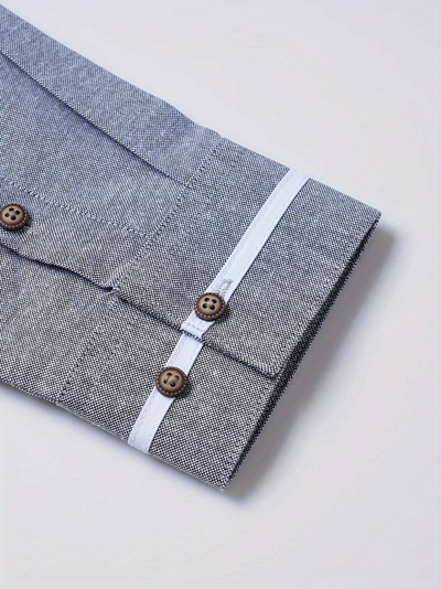 Nello | Herren Langarm Hemd | Stehkragen