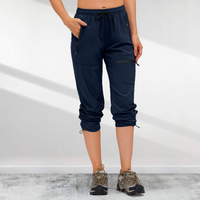 April | Damen Lange Jogginghose Blau | Trainingshose in Blau