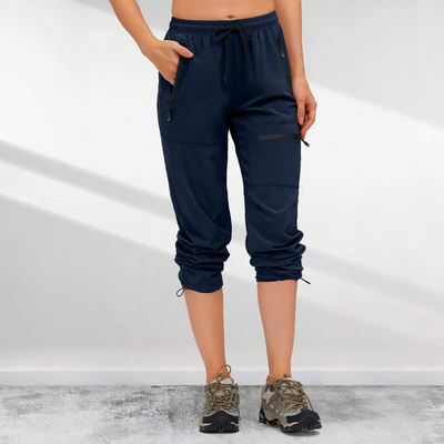 April | Damen Lange Jogginghose Blau | Trainingshose