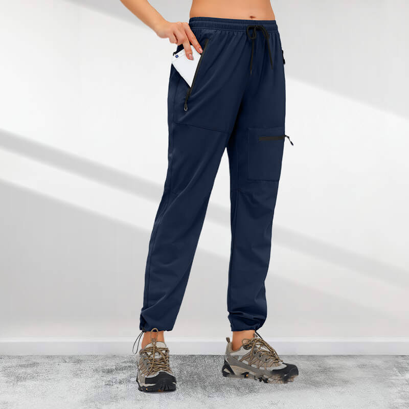 April | Damen Lange Jogginghose Blau | Trainingshose