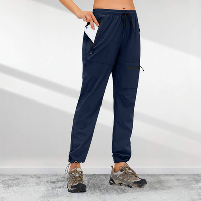 April | Damen Lange Jogginghose Blau | Trainingshose