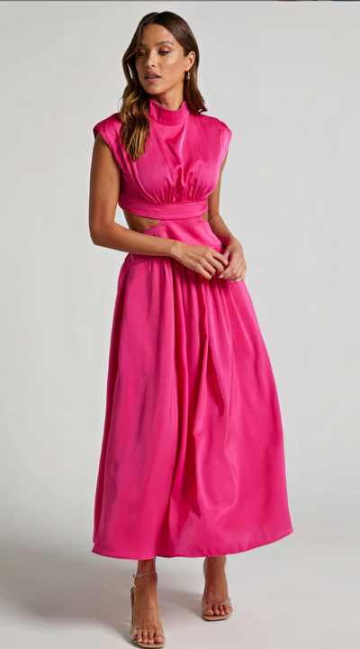 Langes Vintage-Kleid für Damen | Maxi