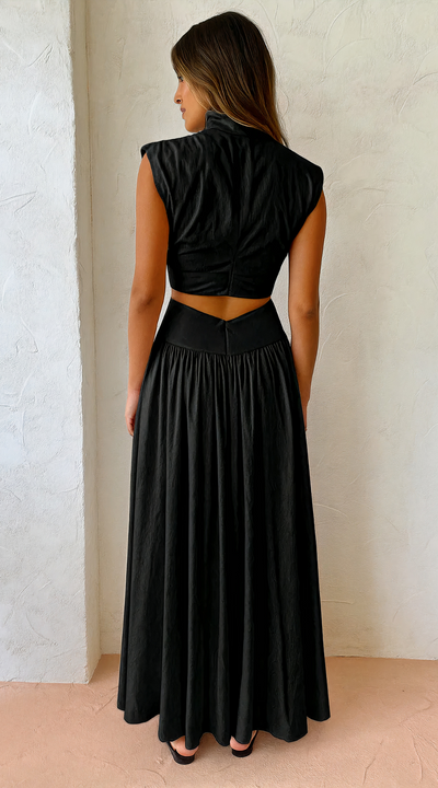 Langes Vintage-Kleid für Damen | Maxi