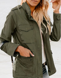 Lässige Streetwear-Jacke - Luna in Grün