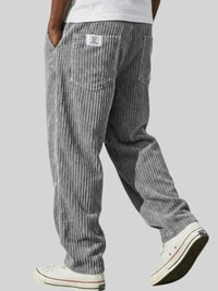 Laurent | Herren weiche Cordhose in Grau