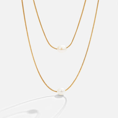 Schichtkette mit Süßwasserperlen