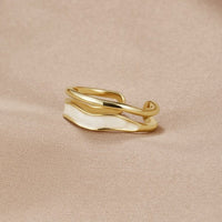 Hoffnung - Geschichteter Ring in Gold