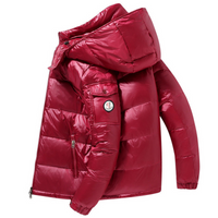Dione | Herren Leicht Daunenjacke | Steppjacke Schwarz in Rot