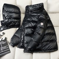 Dione | Herren Leicht Daunenjacke | Steppjacke Schwarz in Schwarz
