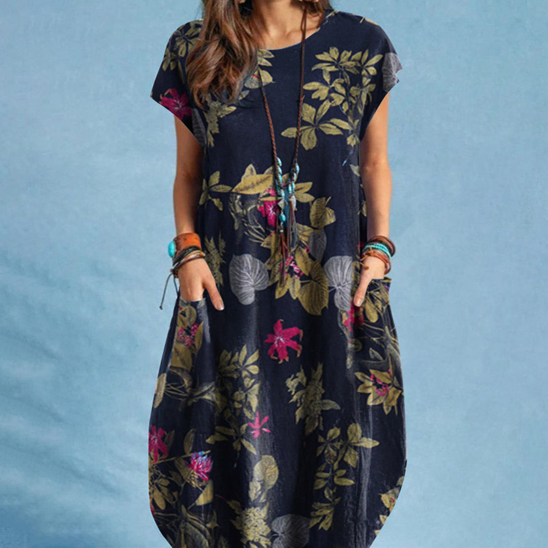 Jacklyn | Sommerkleid Blumen | Midi