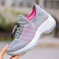 Rhealyn | Damen Leicht Sportschuhe | Schwarz in Grau