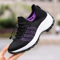 Rhealyn | Damen Leicht Sportschuhe | Schwarz in Lila