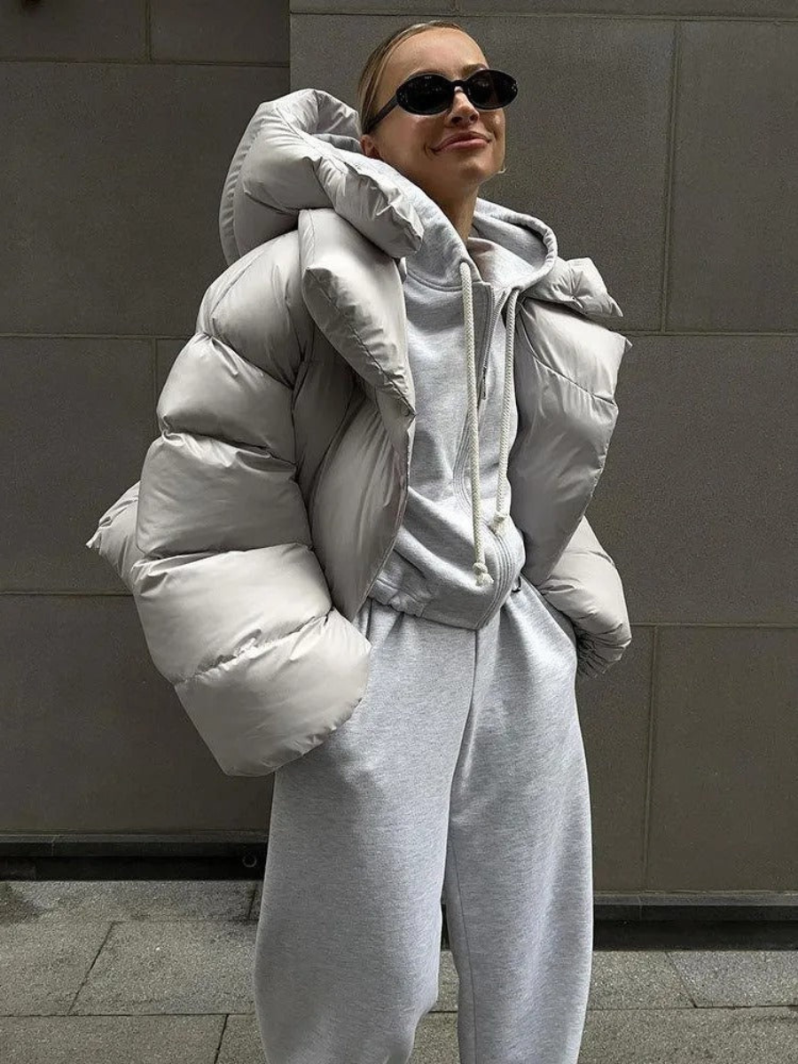 Dianne | Leichte Daunenjacke Damen | Steppjacke Lang