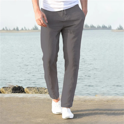 Rugal | Herren Leichte Sommerhose | Weiße