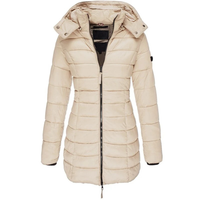 Lieselotte | Warme Winterjacke mit Kapuze in Khaki