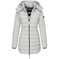 Lieselotte | Warme Winterjacke mit Kapuze in Grau
