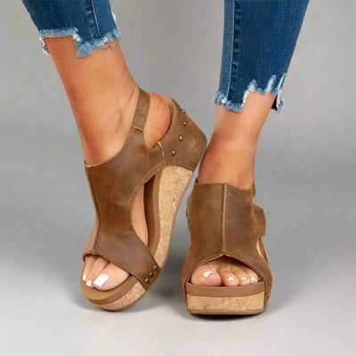 Offene Zehensandalen für Damen