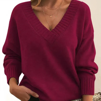 Lina | Weicher Kaschmir Pullover in Rot