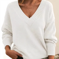 Lina | Weicher Kaschmir Pullover in Weiß