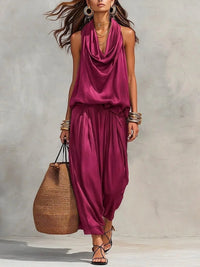 Liora | Elegantes zweiteiliges Lounge-Set in Fuchsia