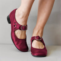 Lizzy™ - Luxe Leder Sandalen in Rot