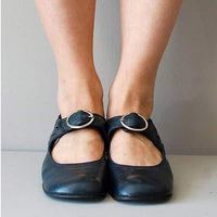 Lizzy™ - Luxe Leder Sandalen in Schwarz