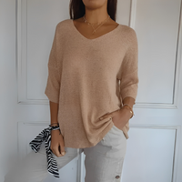 Yanick - Ein gemütlicher Damenpullover in Braun