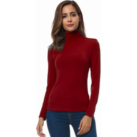 Lorelei | Weicher Rollkragenpullover in Rot