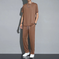 Zachary | Herren Loungewear Set | Komplette Outfit in Braun