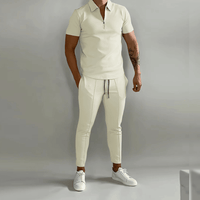 Larson | Herren Loungewear Set | Komplette outfit in Beige