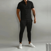 Larson | Herren Loungewear Set | Komplette outfit in Schwarz