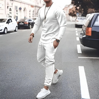 Wilson | Herren Loungewear Set | Sportliches Outfit in Weiß