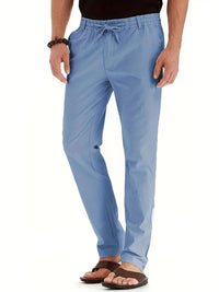 Magdus | Herren Stilvolle Hosen | Sommer in Hellblau