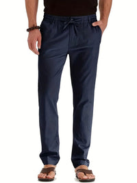 Magdus | Herren Stilvolle Hosen | Sommer in Marineblau