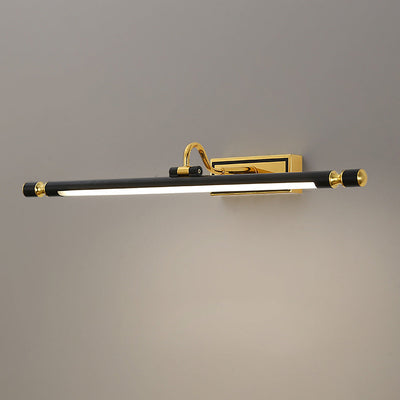 Luxuriöse Schwarz-Goldene Spiegelleuchte – LumoGold