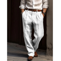 Manuel | Herren Leichte Leinenhose in Weiß