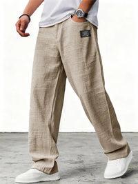 Marei | Elegante Atmungsaktive Leinenhose in Khaki