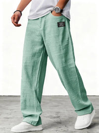 Marei | Elegante Atmungsaktive Leinenhose in Grün