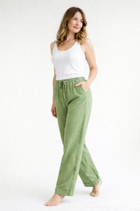 Marlene | Bequeme Lässige Damenhose in Grün