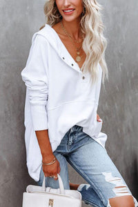 Mathilda | Oversize Kapuzen-Hoodie in Weiß