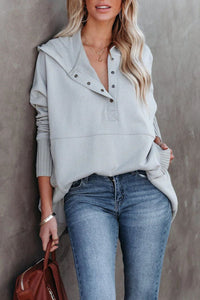 Mathilda | Oversize Kapuzen-Hoodie in Grau