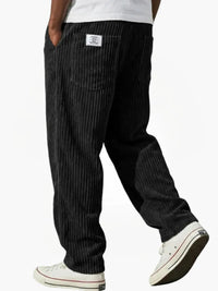 Maximilian | Herren Elegante Komfort-Cordhose in Schwarz